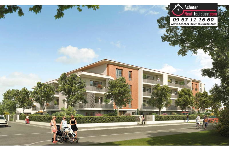 Appartements neufs à Castanet-Tolosan  - Programmes immobiliers neufs LNC Nouveaux constructeurs VILLA GARANCE