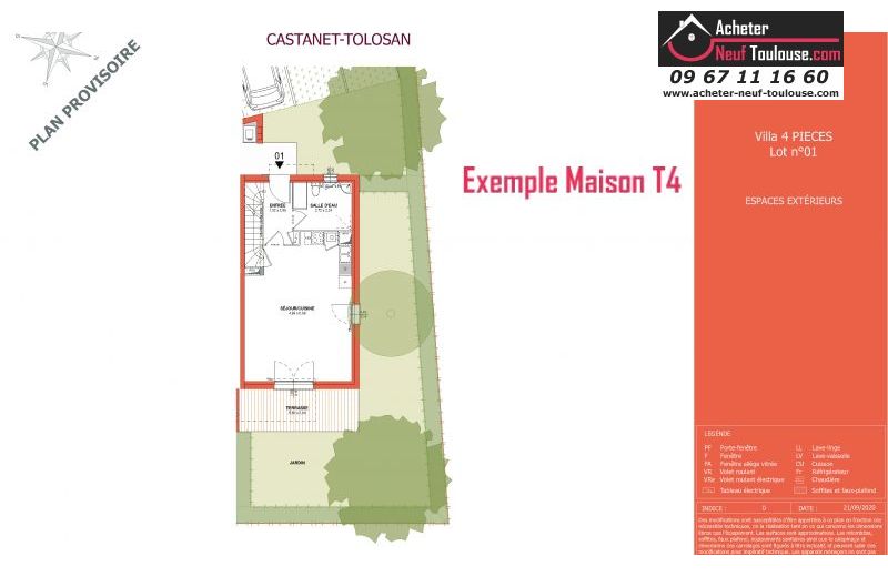 Maisons neuves à Castanet-Tolosan  - Programmes immobiliers neufs LNC Nouveaux constructeurs VILLA GARANCE