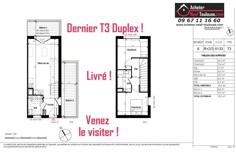 Appartements neufs à Toulouse Malepère - Programmes immobiliers neufs z-Nexity Parc du faubourg