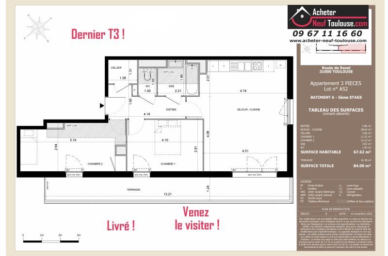 Appartements neufs à Toulouse Malepère - Programmes immobiliers neufs LNC Nouveaux constructeurs VERT EDEN