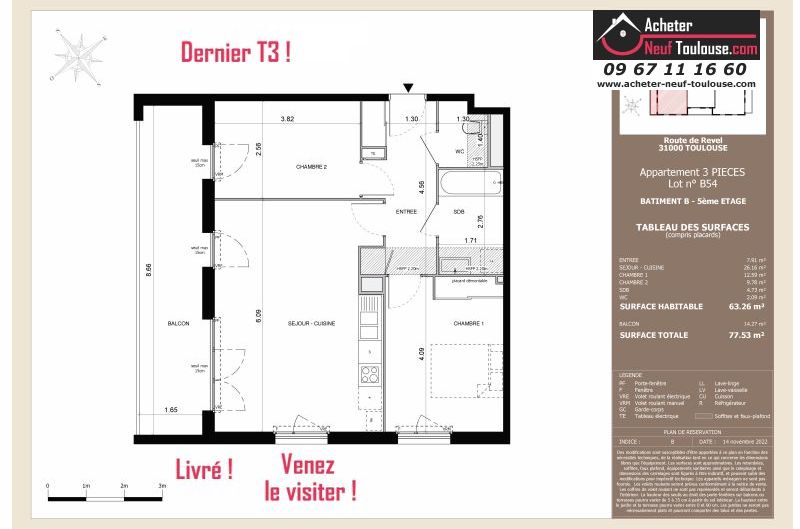 Appartements neufs à Toulouse Malepère - Programmes immobiliers neufs LNC Nouveaux constructeurs VERT EDEN