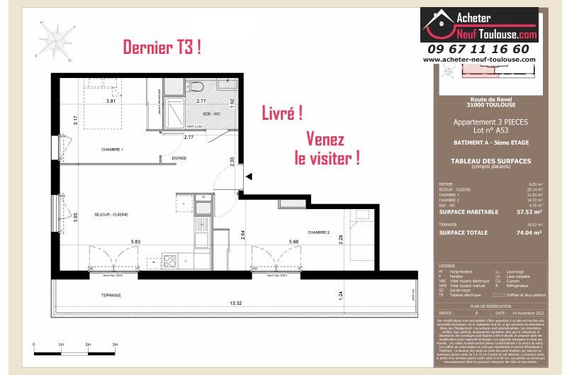 Appartements neufs à Toulouse Malepère - Programmes immobiliers neufs LNC Nouveaux constructeurs VERT EDEN