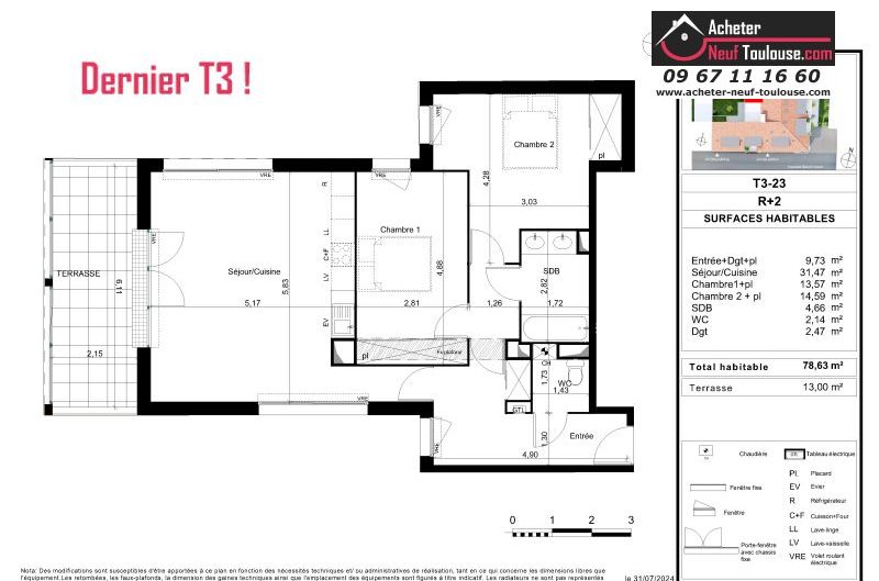 Appartements neufs à Toulouse Saint Cyprien - Programmes immobiliers neufs Promomidi Coeur Arzac /