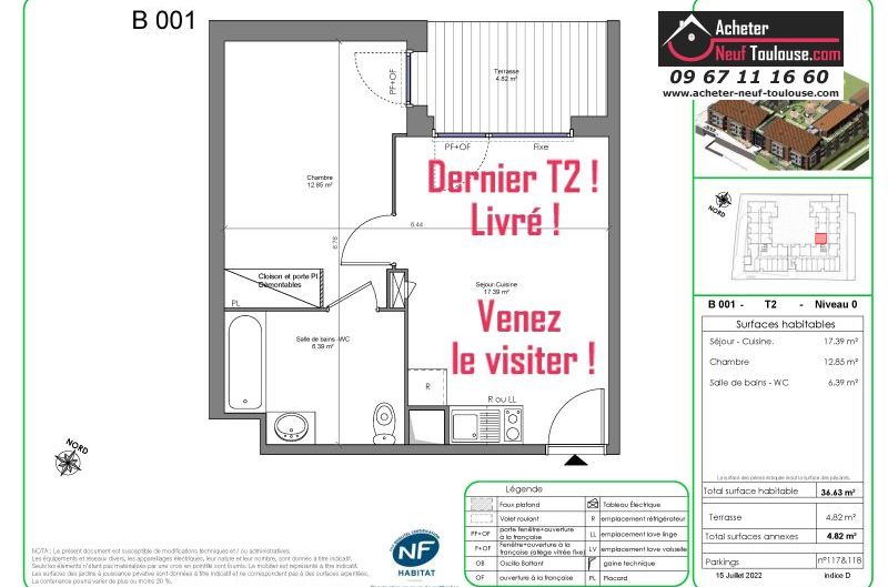 Appartements neufs à Castanet-tolosan - Programmes immobiliers neufs Nacarat ILONA
