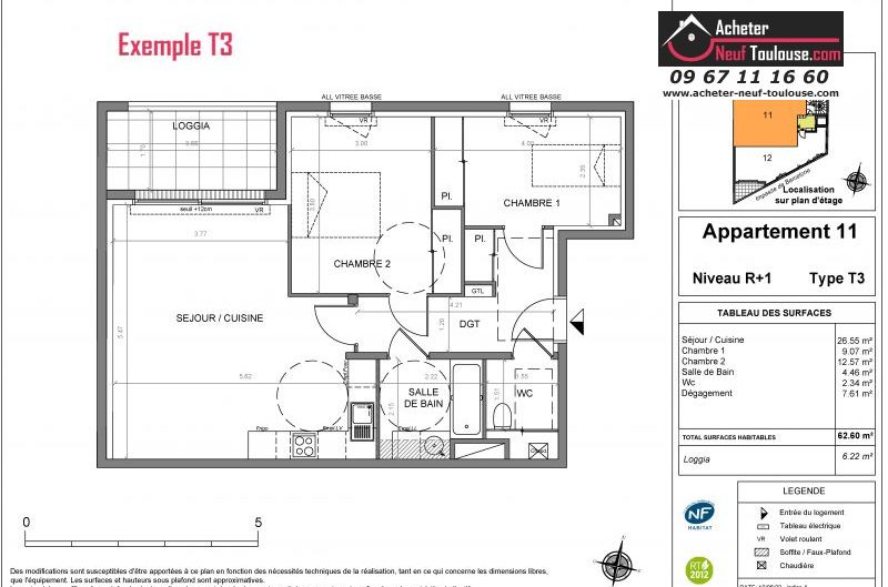 Appartements neufs à Toulouse Compans-Cafarelli