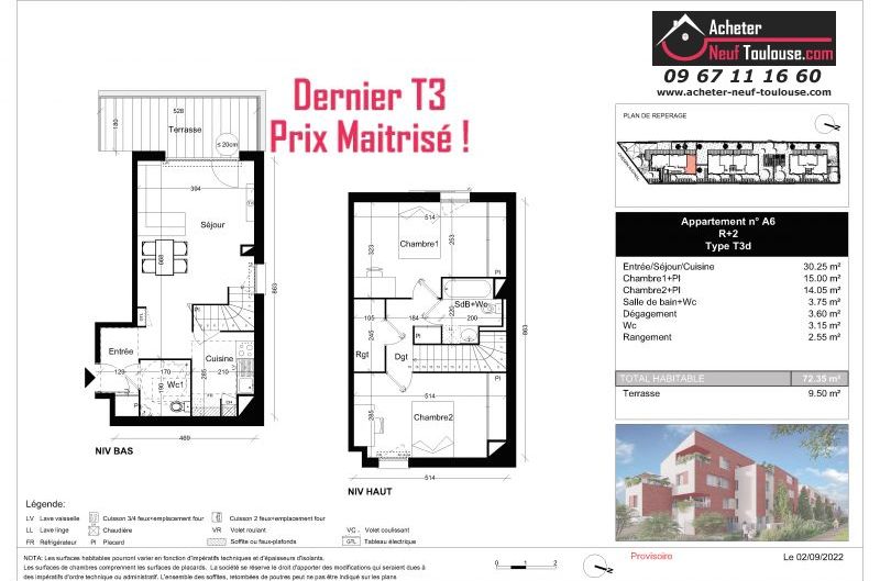 Appartements neufs à Toulouse Croix Daurade