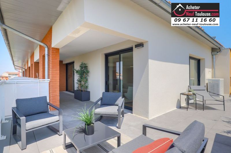Appartements neufs à Toulouse place de l'Ormeau - Programmes immobiliers neufs Habitat particulier Clos de l'ormeau