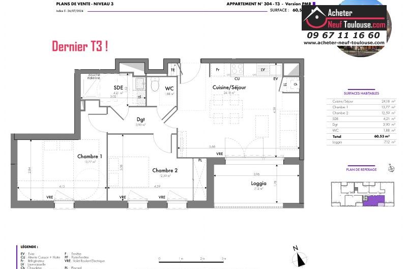 Appartements neufs à Toulouse Barrière De Paris - Programmes immobiliers neufs AFC Promotion MINIMES LAUTREC /