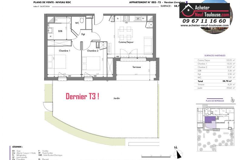Appartements neufs à Toulouse Barrière De Paris - Programmes immobiliers neufs AFC Promotion MINIMES LAUTREC /