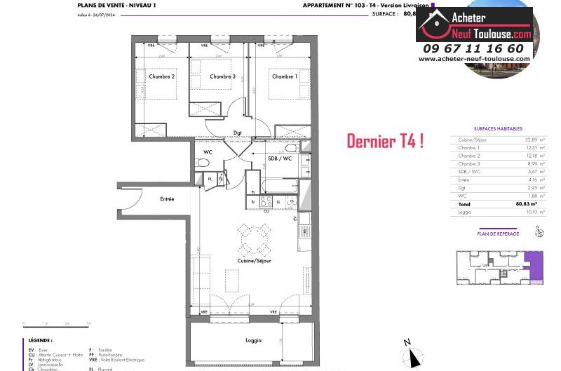 Appartements neufs à Toulouse Barrière De Paris - Programmes immobiliers neufs AFC Promotion MINIMES LAUTREC /