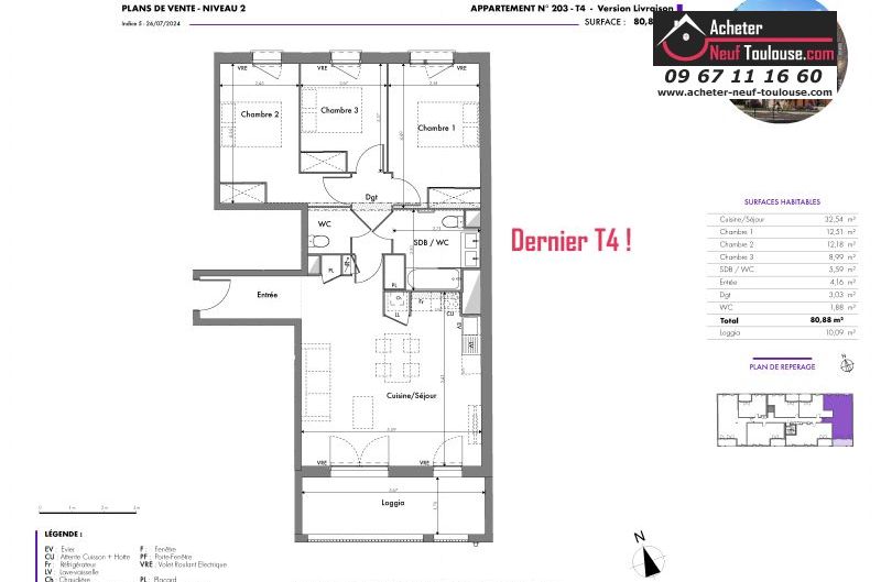 Appartements neufs à Toulouse Barrière De Paris - Programmes immobiliers neufs AFC Promotion MINIMES LAUTREC /
