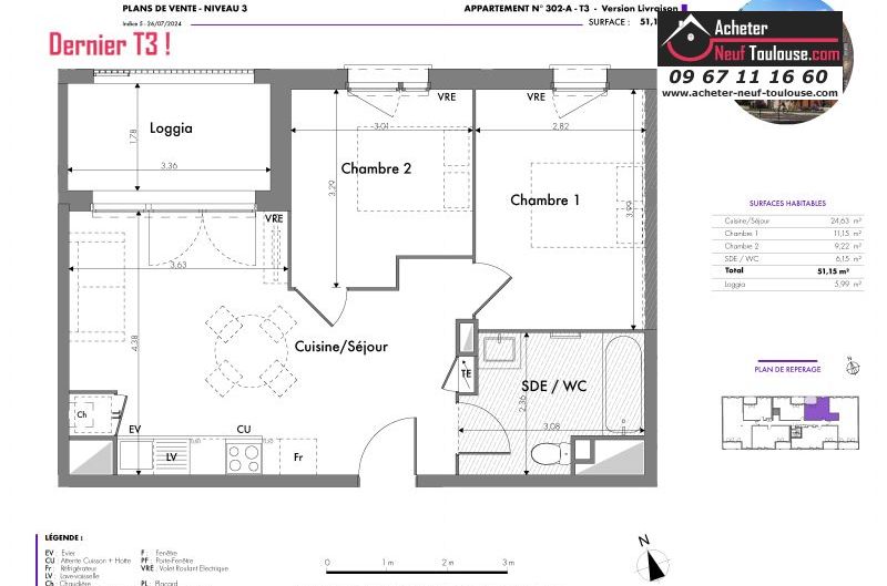 Appartements neufs à Toulouse Barrière De Paris - Programmes immobiliers neufs AFC Promotion MINIMES LAUTREC /