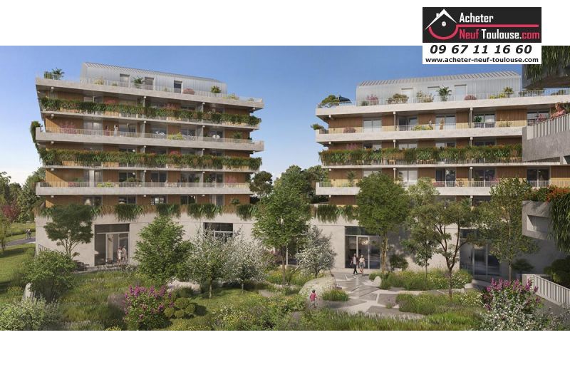 Appartements neufs à Toulouse Saint Martin Du Touch - Programmes immobiliers neufs Eiffage FRESH TOUCH