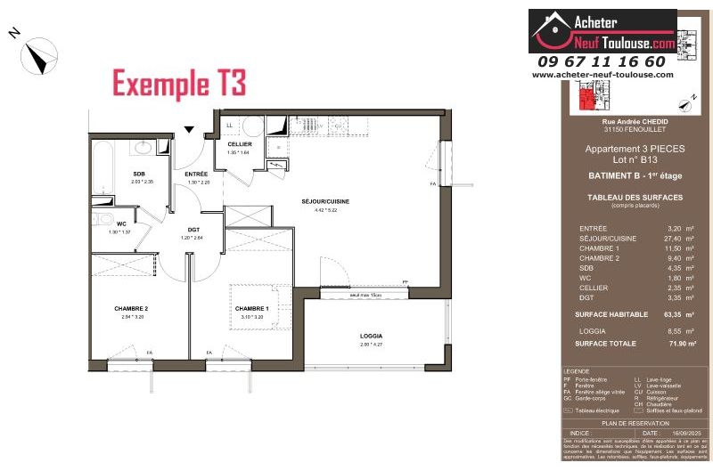 Appartements neufs à Fenouillet - Programmes immobiliers neufs LNC Nouveaux constructeurs BOTANIKA