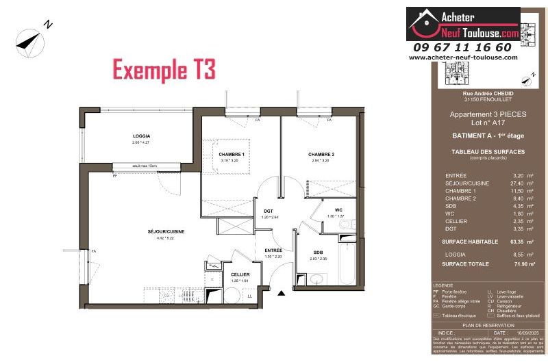 Appartements neufs à Fenouillet - Programmes immobiliers neufs LNC Nouveaux constructeurs BOTANIKA