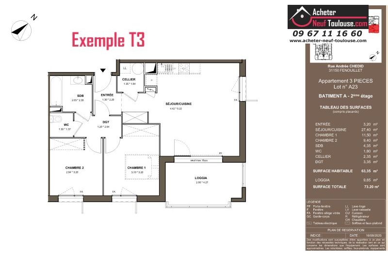Appartements neufs à Fenouillet - Programmes immobiliers neufs LNC Nouveaux constructeurs BOTANIKA