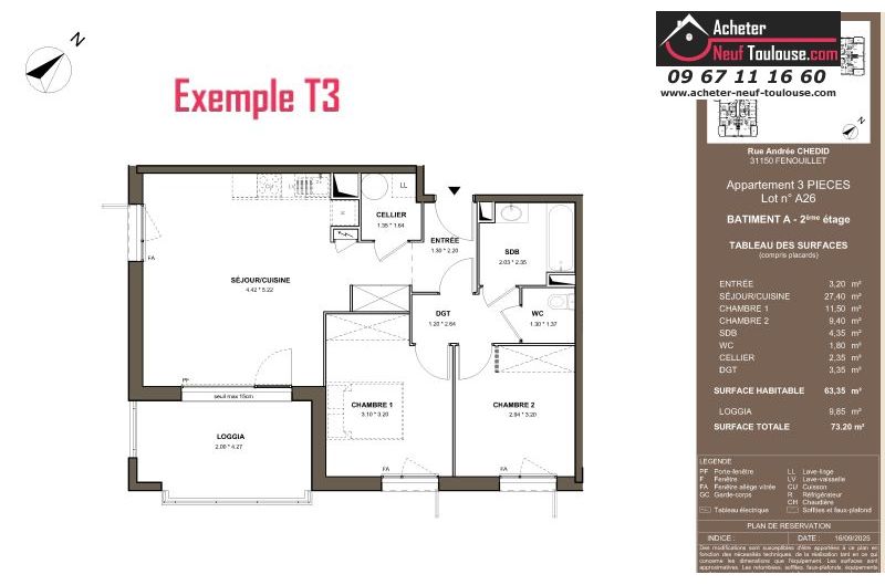 Appartements neufs à Fenouillet - Programmes immobiliers neufs LNC Nouveaux constructeurs BOTANIKA