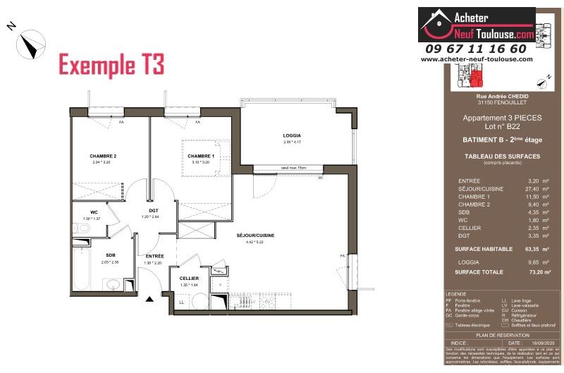 Appartements neufs à Fenouillet - Programmes immobiliers neufs LNC Nouveaux constructeurs BOTANIKA