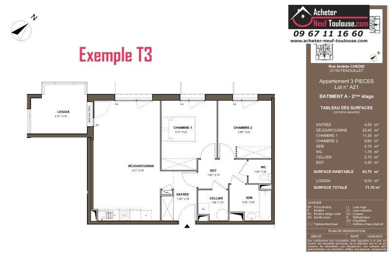 Appartements neufs à Fenouillet - Programmes immobiliers neufs LNC Nouveaux constructeurs BOTANIKA