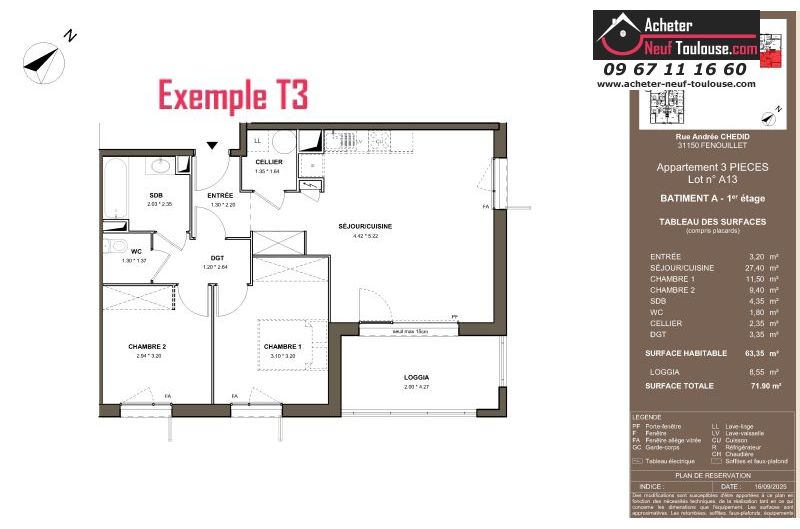 Appartements neufs à Fenouillet - Programmes immobiliers neufs LNC Nouveaux constructeurs BOTANIKA