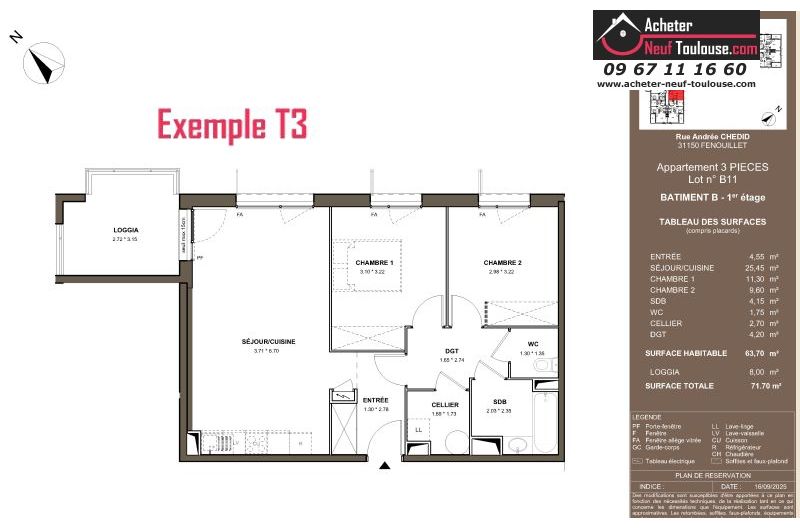 Appartements neufs à Fenouillet - Programmes immobiliers neufs LNC Nouveaux constructeurs BOTANIKA