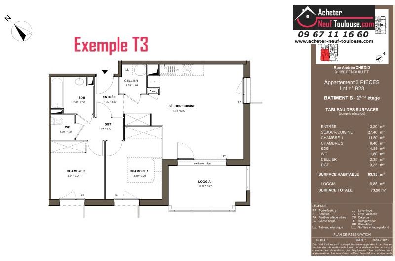Appartements neufs à Fenouillet - Programmes immobiliers neufs LNC Nouveaux constructeurs BOTANIKA