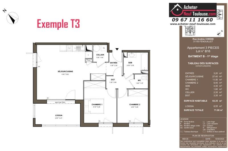 Appartements neufs à Fenouillet - Programmes immobiliers neufs LNC Nouveaux constructeurs BOTANIKA