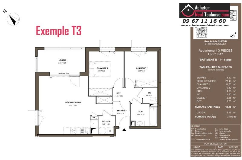 Appartements neufs à Fenouillet - Programmes immobiliers neufs LNC Nouveaux constructeurs BOTANIKA