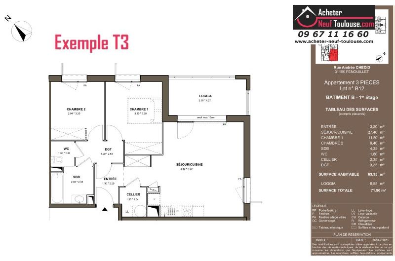 Appartements neufs à Fenouillet - Programmes immobiliers neufs LNC Nouveaux constructeurs BOTANIKA
