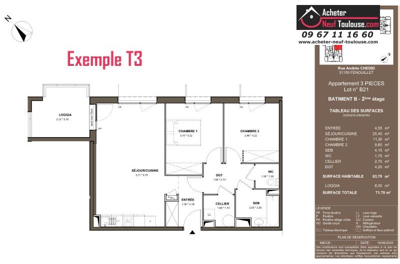 Appartements neufs à Fenouillet - Programmes immobiliers neufs LNC Nouveaux constructeurs BOTANIKA