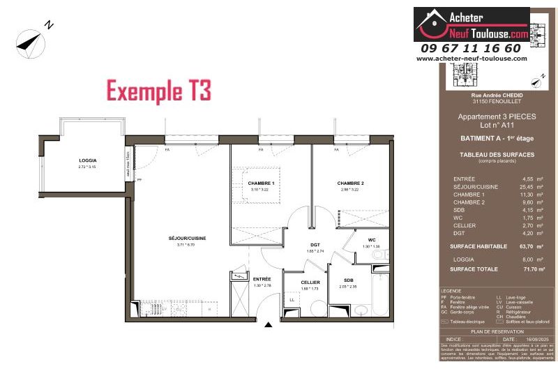 Appartements neufs à Fenouillet - Programmes immobiliers neufs LNC Nouveaux constructeurs BOTANIKA