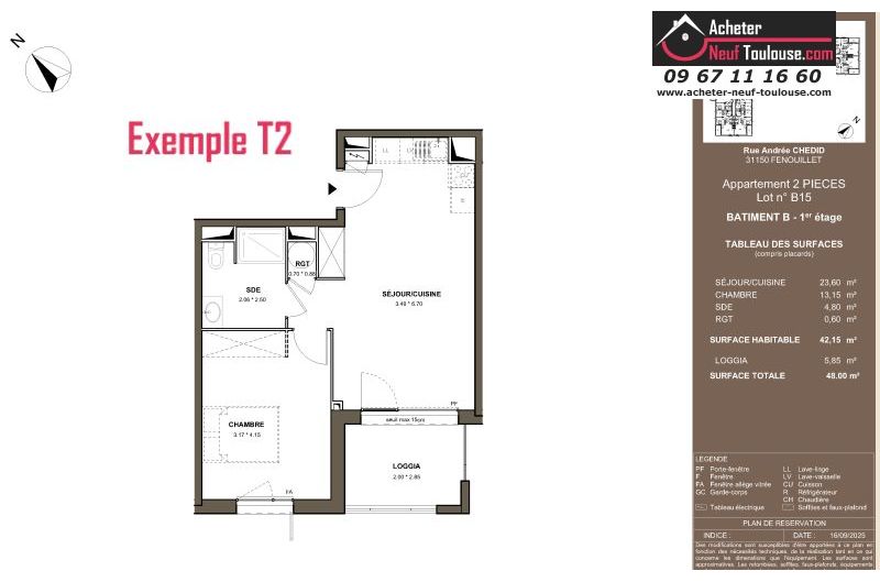 Appartements neufs à Fenouillet - Programmes immobiliers neufs LNC Nouveaux constructeurs BOTANIKA