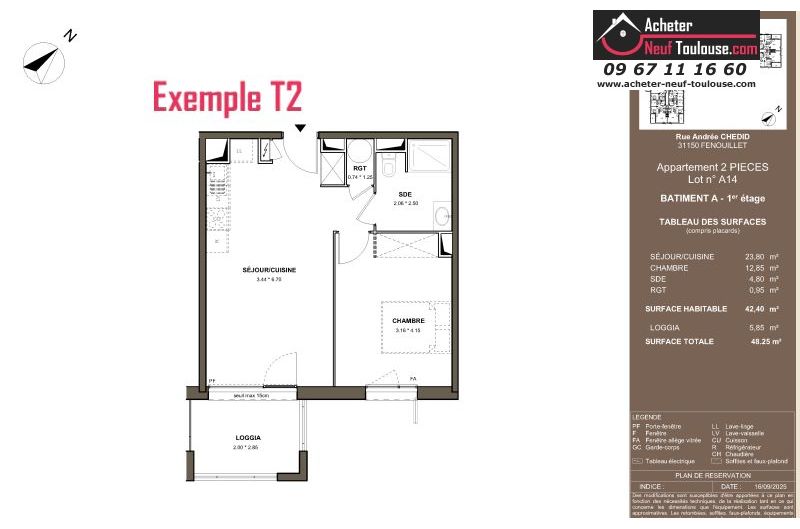 Appartements neufs à Fenouillet - Programmes immobiliers neufs LNC Nouveaux constructeurs BOTANIKA