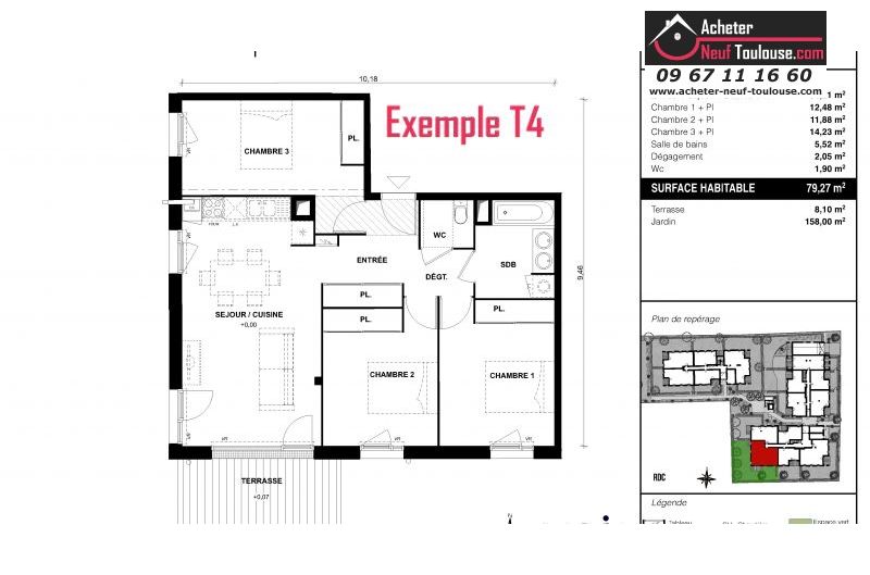 Appartements neufs à Toulouse Lalande - Programmes immobiliers neufs Sopic LE FLOREAL