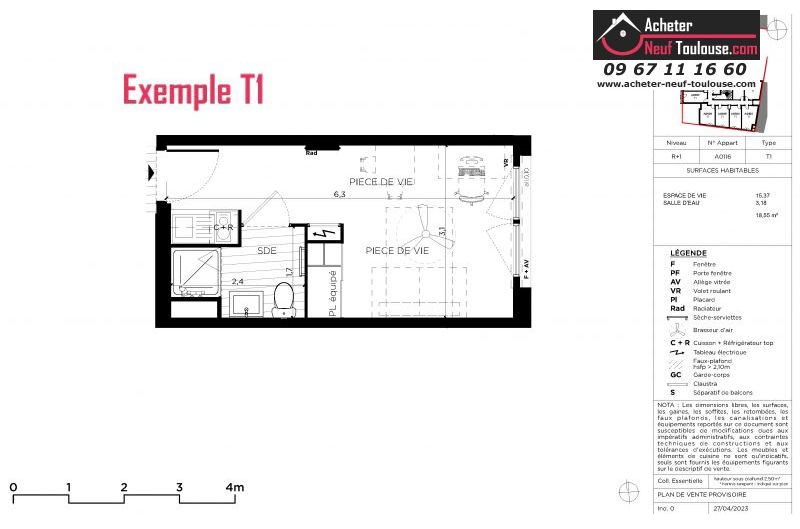 Appartements neufs à Toulouse Amidonniers - Programmes immobiliers neufs Bouygues Immobilier six avenue