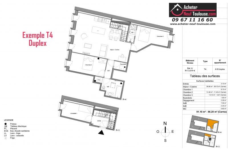 Appartements neufs à Toulouse Jean Jaures - Programmes immobiliers neufs Harpage Immobilier Industrie