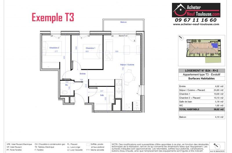 Appartements neufs à Toulouse Roseraie - Programmes immobiliers neufs Saint Georges Agapanthe 
