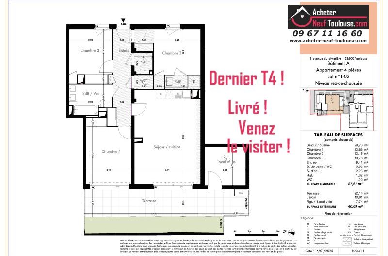 Appartements neufs à Toulouse Guilhemery - Programmes immobiliers neufs marignan ALLÉE GLORIA /