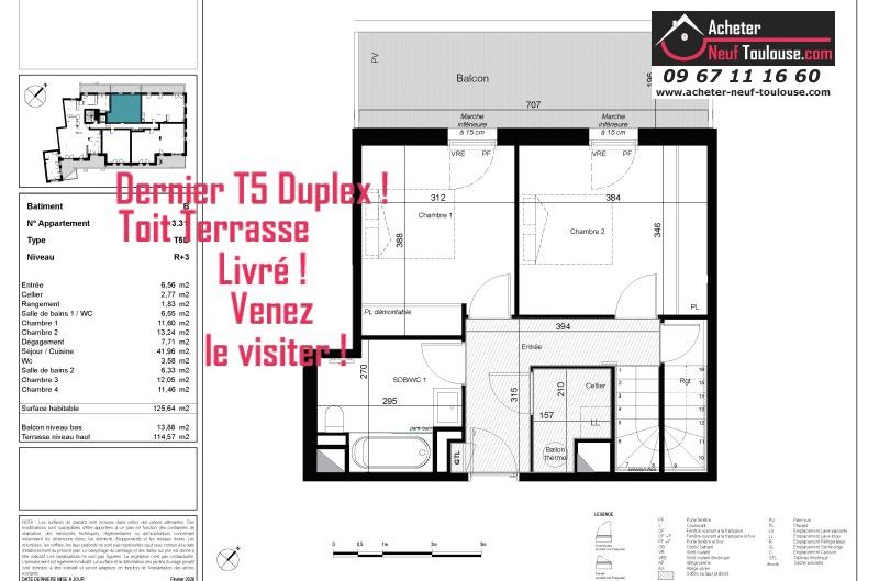 Appartements neufs à Toulouse Côte Pavée - Programmes immobiliers neufs Credit agricole tresaur