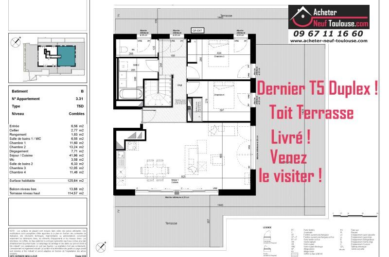 Appartements neufs à Toulouse Côte Pavée - Programmes immobiliers neufs Credit agricole tresaur
