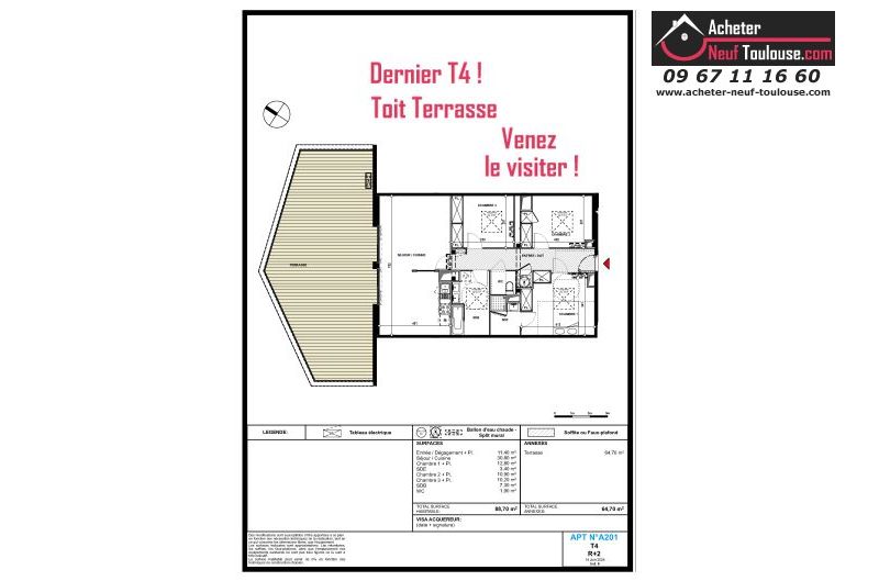 Appartements neufs à Bruguières  - Programmes immobiliers neufs Novilis LES NOISETIERS / SOLARIS