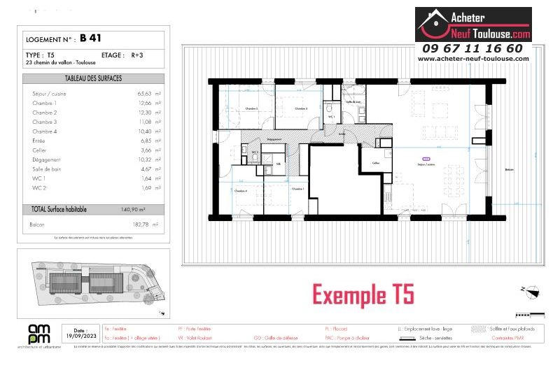 Appartements neufs à Toulouse Pouvourville - Programmes immobiliers neufs Acantys INTER-VALL