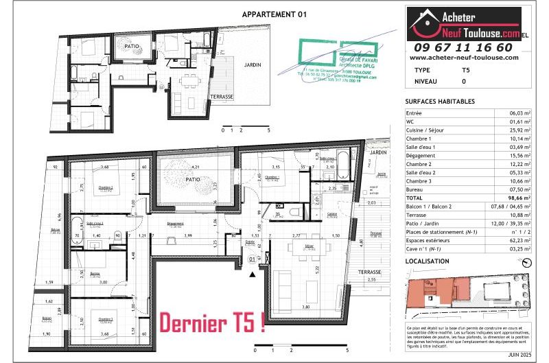 Appartements neufs à Toulouse Pouvourville - Programmes immobiliers neufs Acheter-neuf-toulouse Label Rose