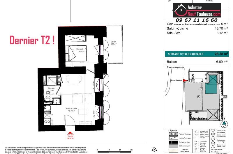 Appartements neufs à Toulouse Casselardit - Programmes immobiliers neufs Sporting LE 220 CASSELARDIT