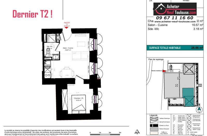 Appartements neufs à Toulouse Casselardit - Programmes immobiliers neufs Sporting LE 220 CASSELARDIT