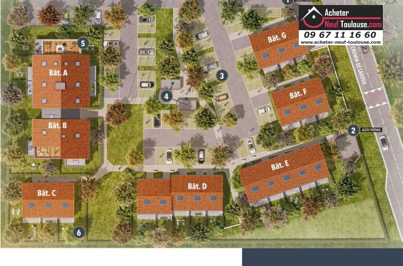 Appartements neufs à Saint-jory - Programmes immobiliers neufs Fonta regiani