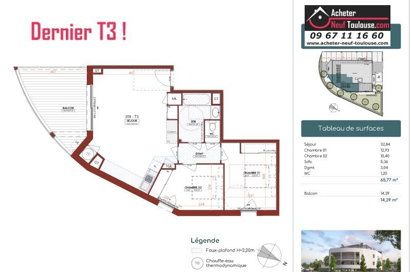 Appartements neufs à Tournefeuille - Programmes immobiliers neufs dupuy Petit colibri