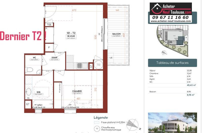 Appartements neufs à Tournefeuille - Programmes immobiliers neufs dupuy Petit colibri
