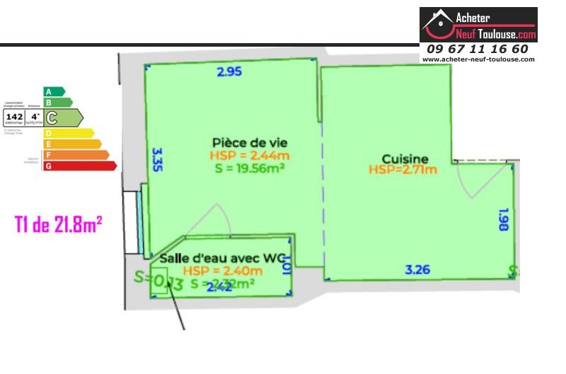 Appartements neufs à Toulouse Minimes - Programmes immobiliers neufs Carmine
