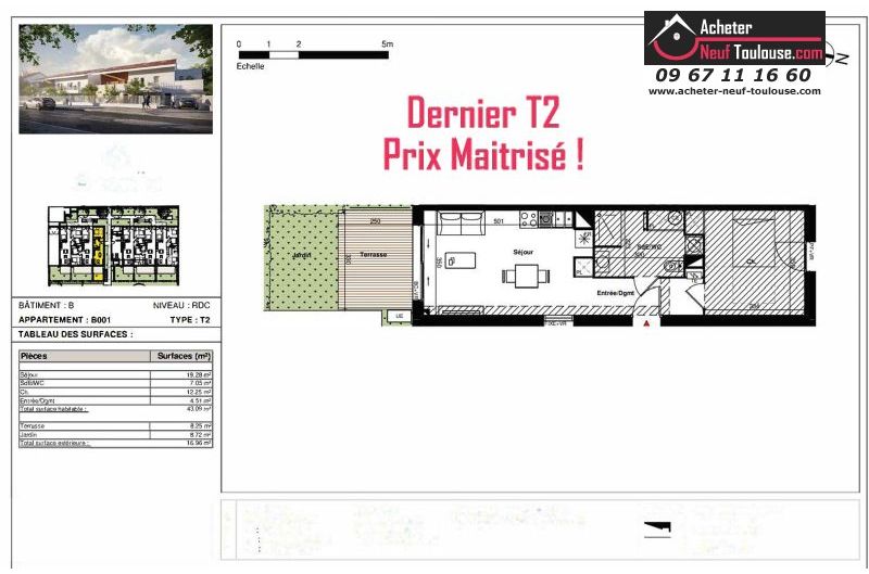 Appartements neufs Prix Maîtrisé Lardenne - Programmes immobiliers neufs SANGALLI MARATUECH SM ARCADIE